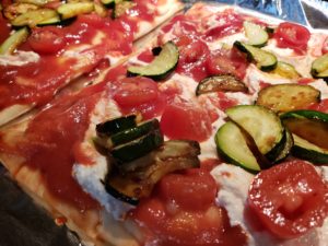 Zucchini and Tomato Flatbread Recipe